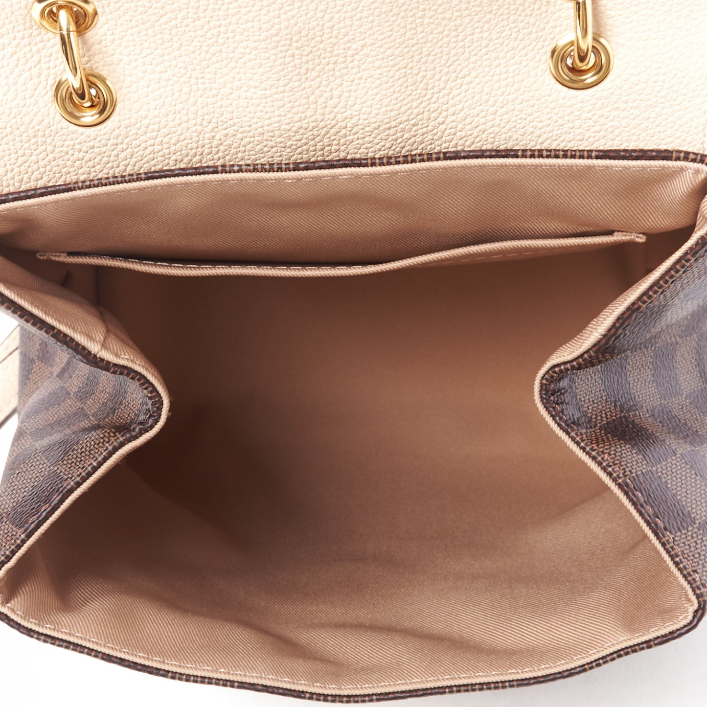 Damier Ebene Clapton Backpack Creme