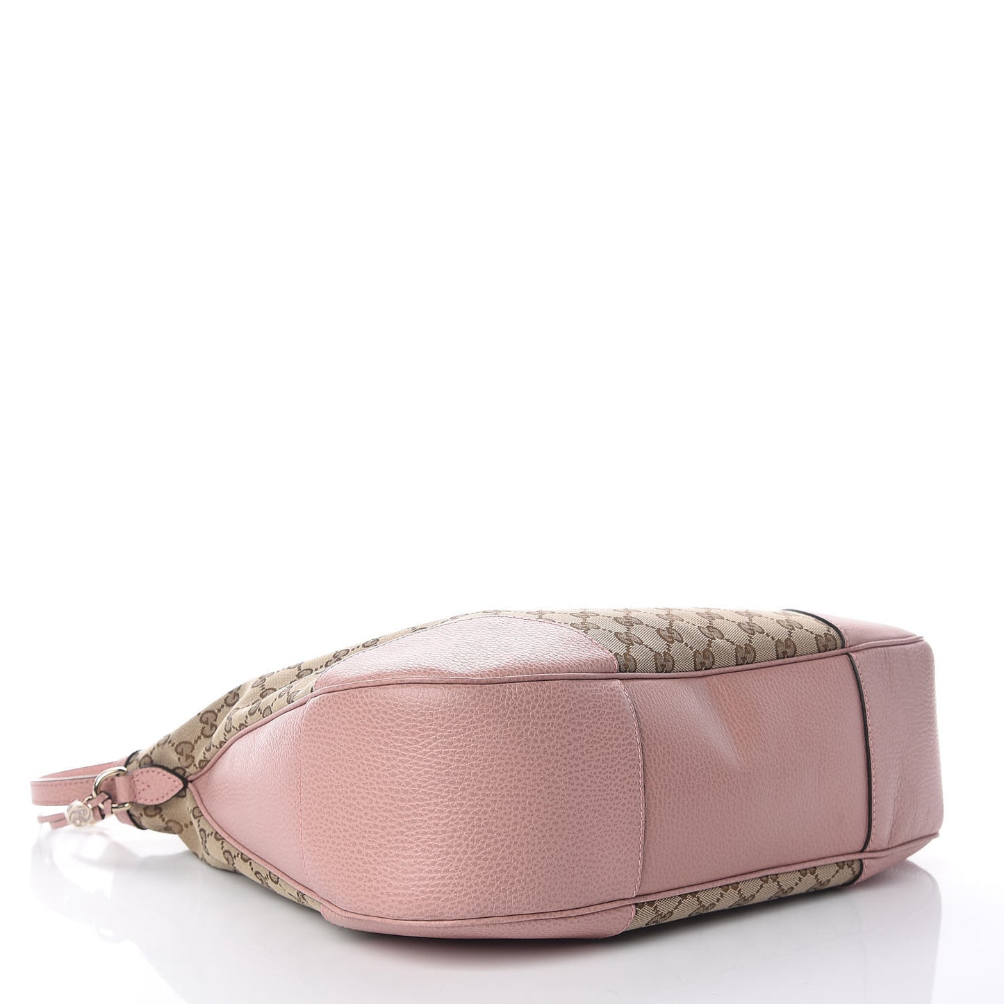 Monogram Large Bree Hobo Beige Soft Pink