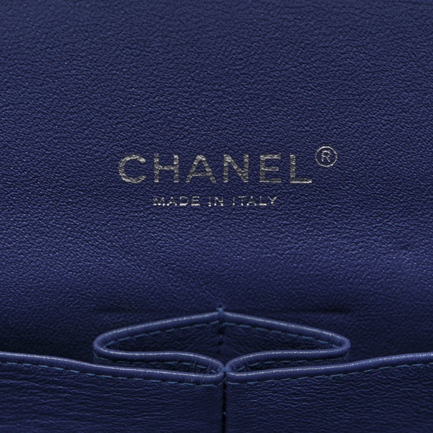 Chanel Patent Quilted Maxi Double Flap Blue 5 of 9