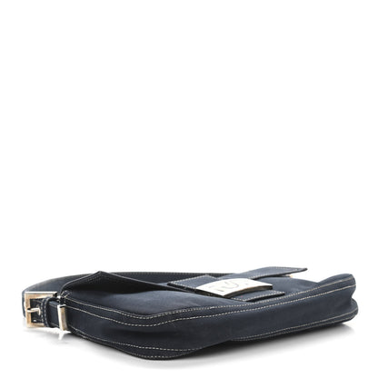 Fendi Denim Baguette Blue 4 of 10