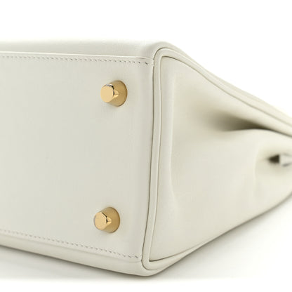 Hermes Swift Kelly Retourne 25 White 10 of 10