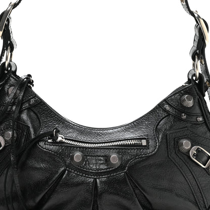 Balenciaga Agneau Arena Small Le Cagole Shoulder Bag Black 9 of 11
