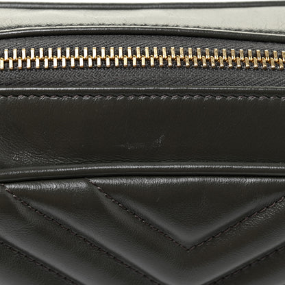 Saint Laurent Calfskin Matelasse Monogram Lou Camera Bag Military Olive 14 of 15