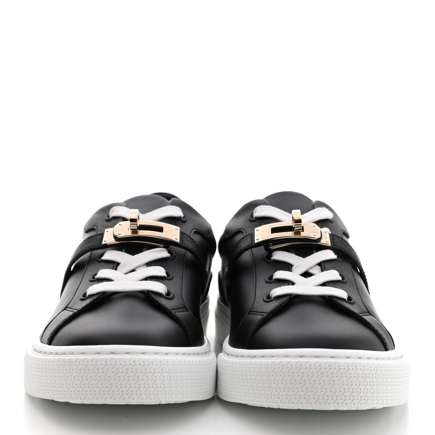Hermes Calfskin Day Sneakers 37 Black 2 of 10