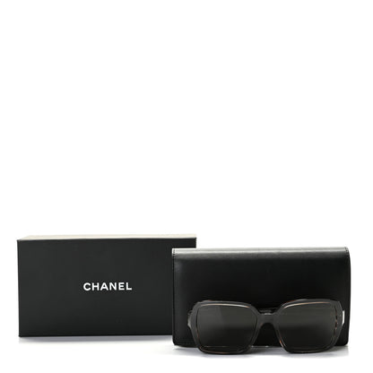Chanel Acetate Polarized Square Striped Sunglasses 5408 Brown 8 of 8