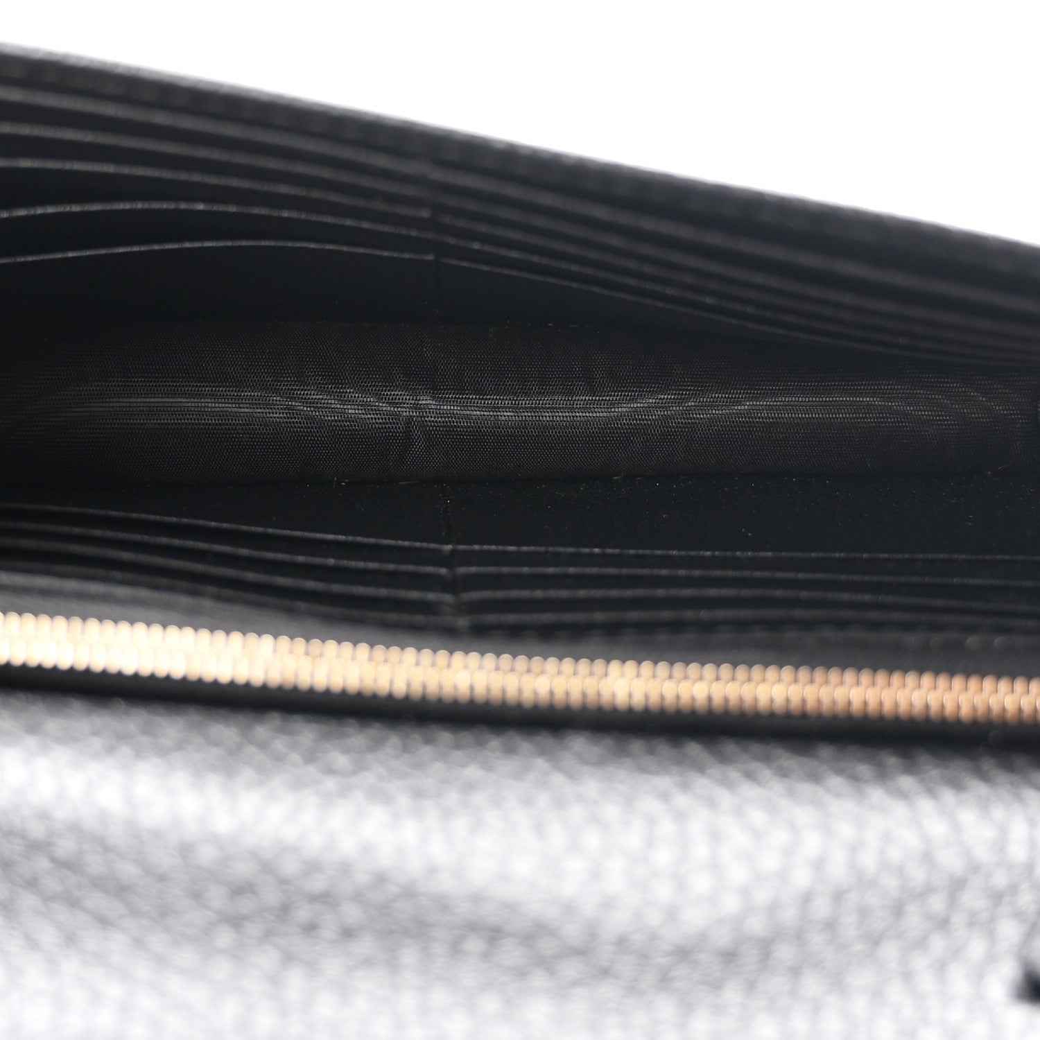 Gucci Dollar Calfskin Interlocking G Chain Wallet Black 4 of 10