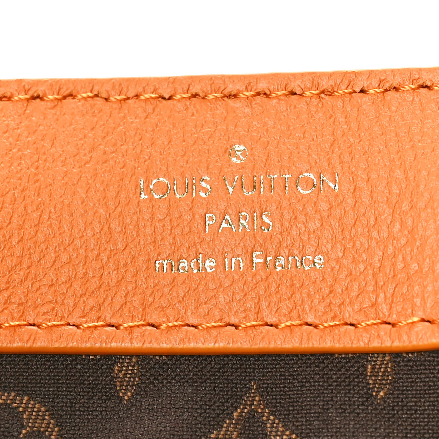 Louis Vuitton Smooth Calfskin Dauphine MM Orange 7 of 10