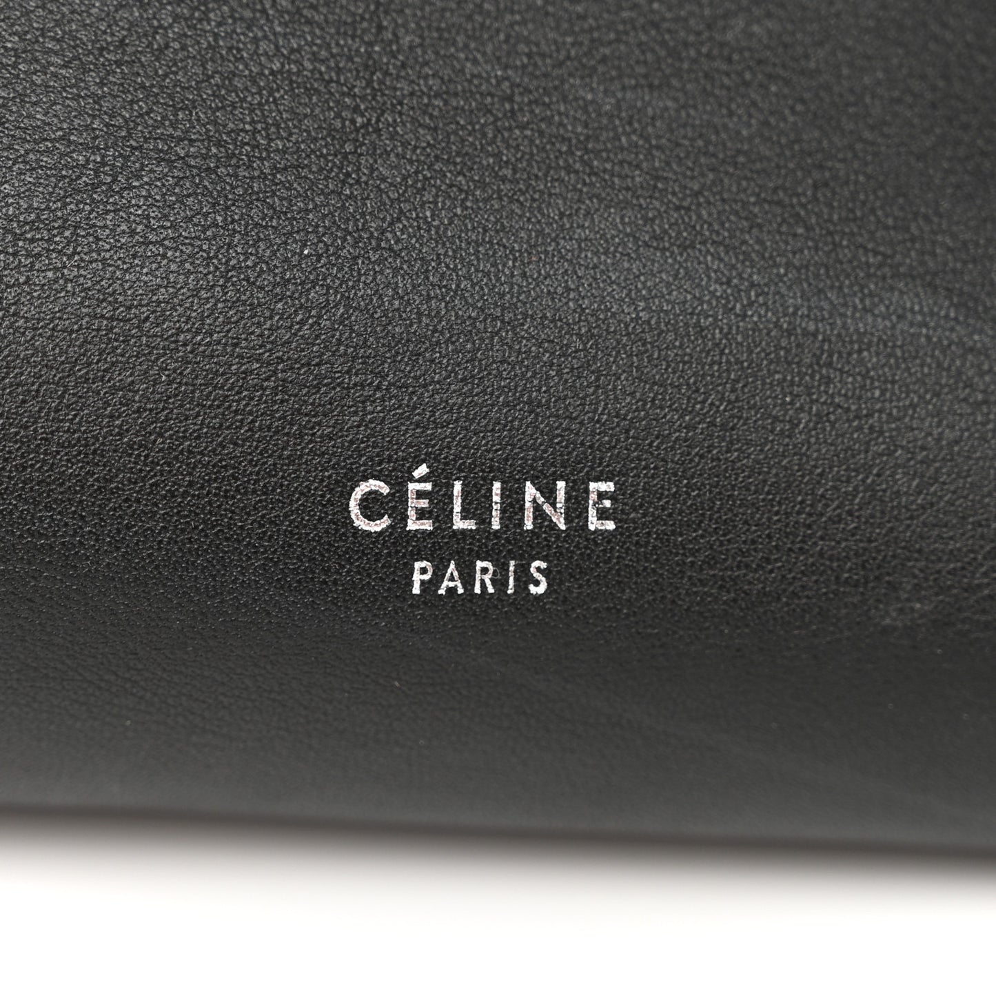 Supple Grained Calfskin Small Big Bag Black