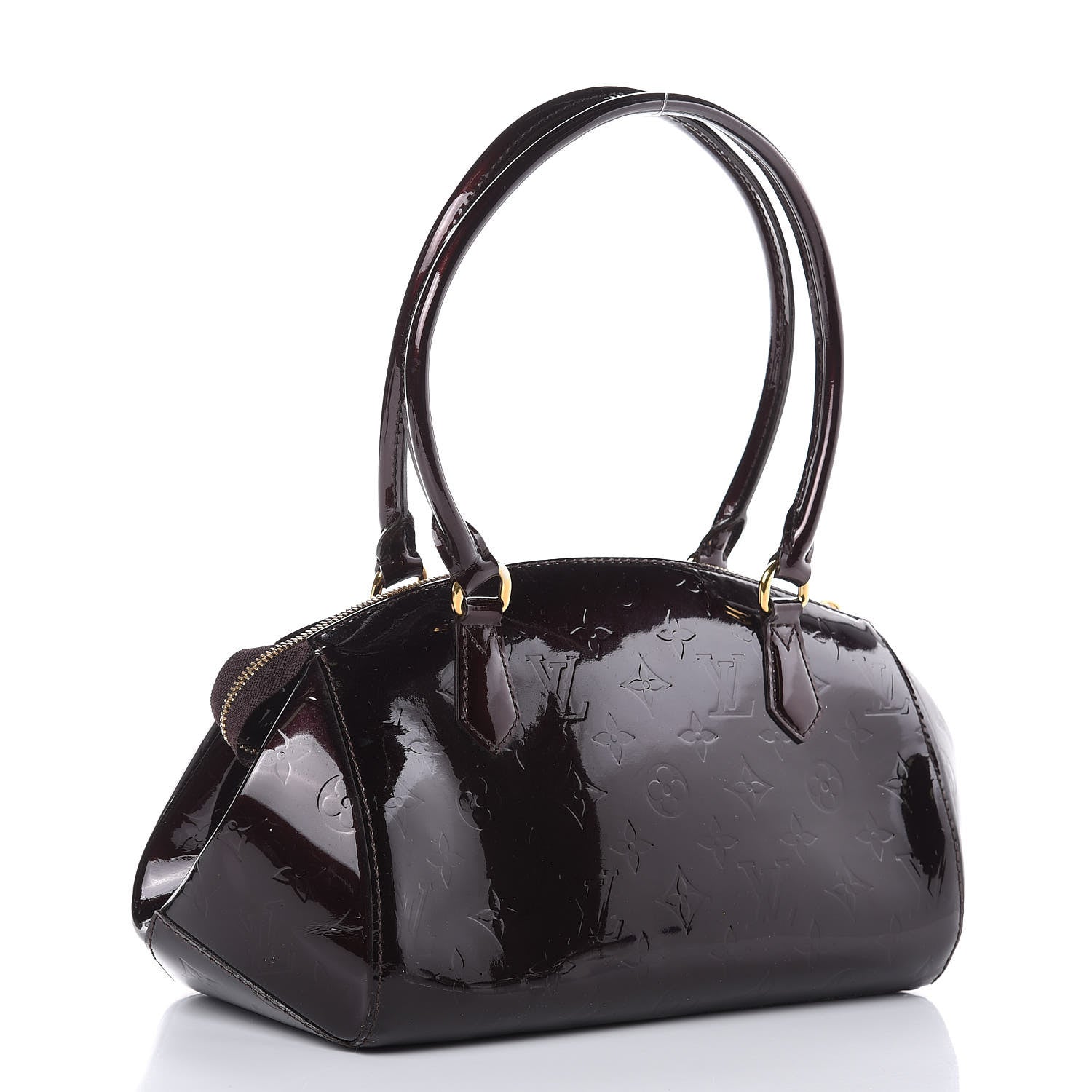 Louis Vuitton Vernis Sherwood PM Amarante 3 of 11