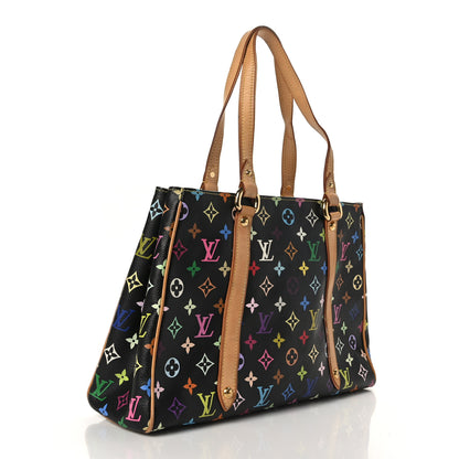 Louis Vuitton Monogram Multicolor Aurelia MM Black 2 of 7
