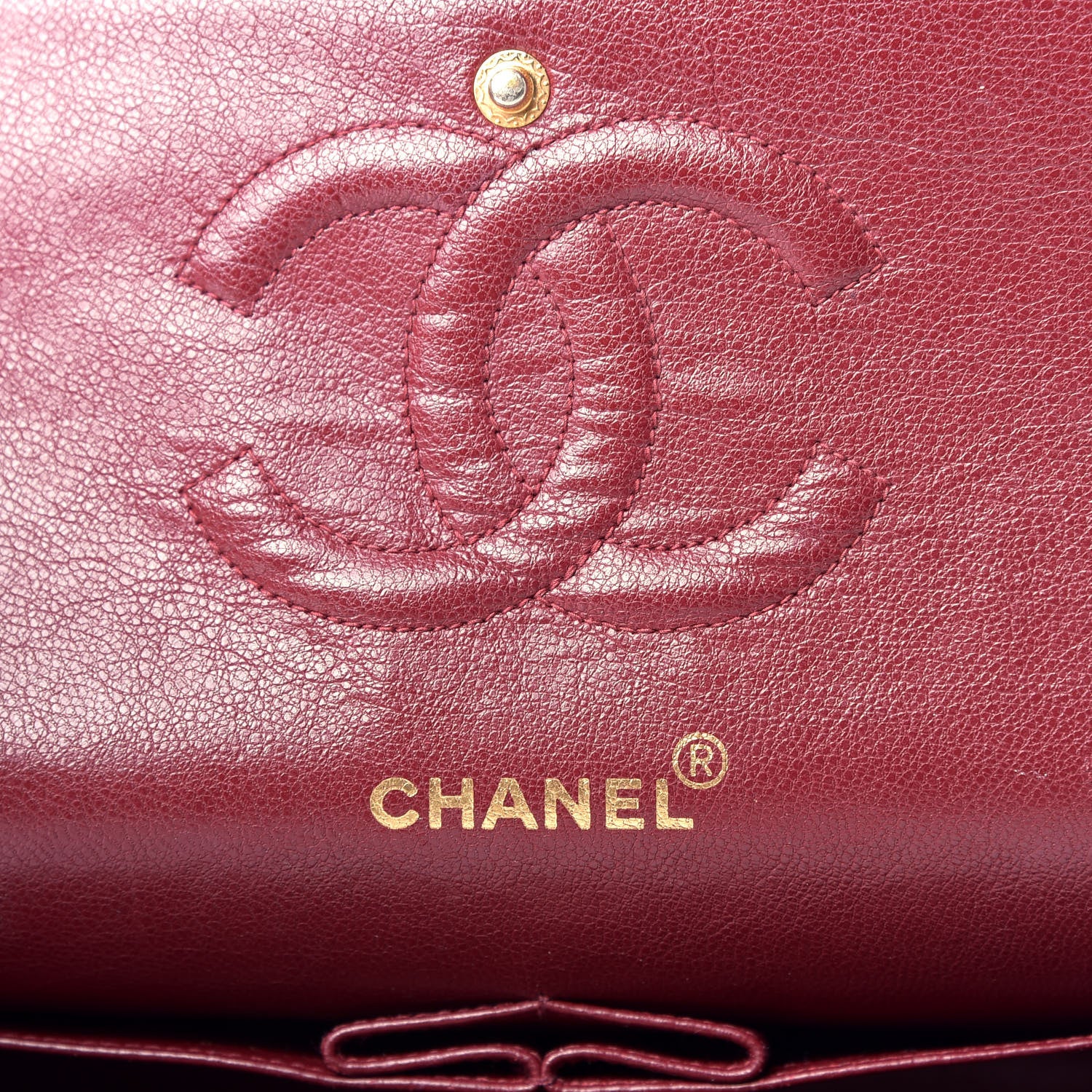 Chanel Lambskin Quilted Medium Double Flap Black 6 of 13