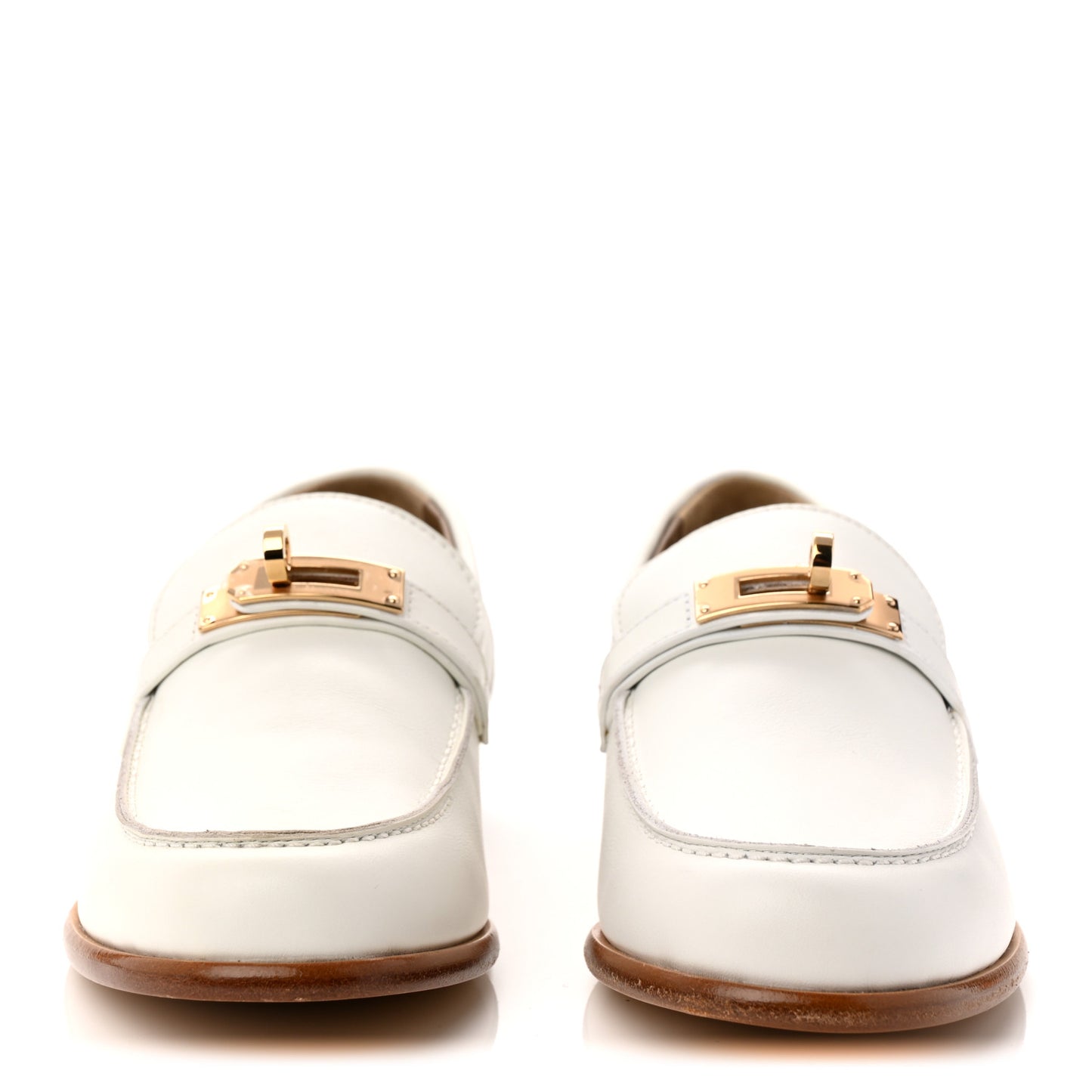 Calfskin Womens Destin Loafer 36.5 White