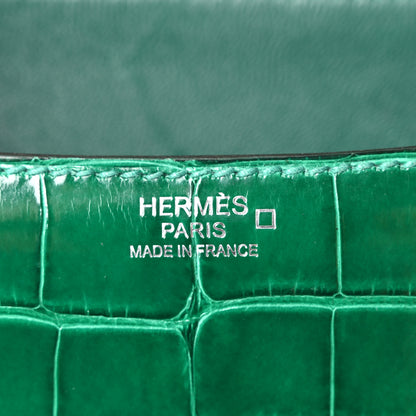 Hermes Shiny Alligator Constance 24 Vert Emeraude 6 of 10