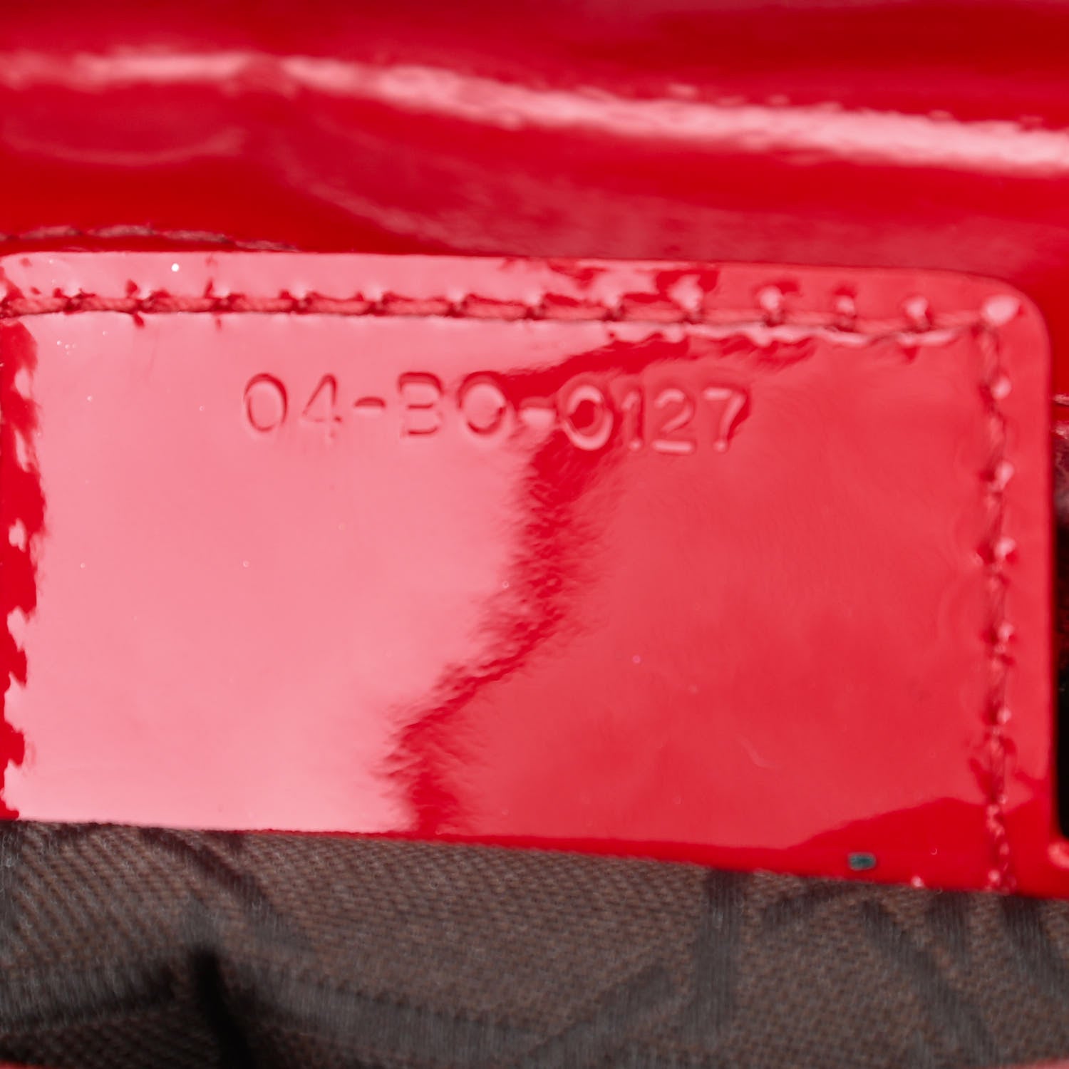 Christian Dior Patent Cannage Medium Lady Dior Red 6 of 13
