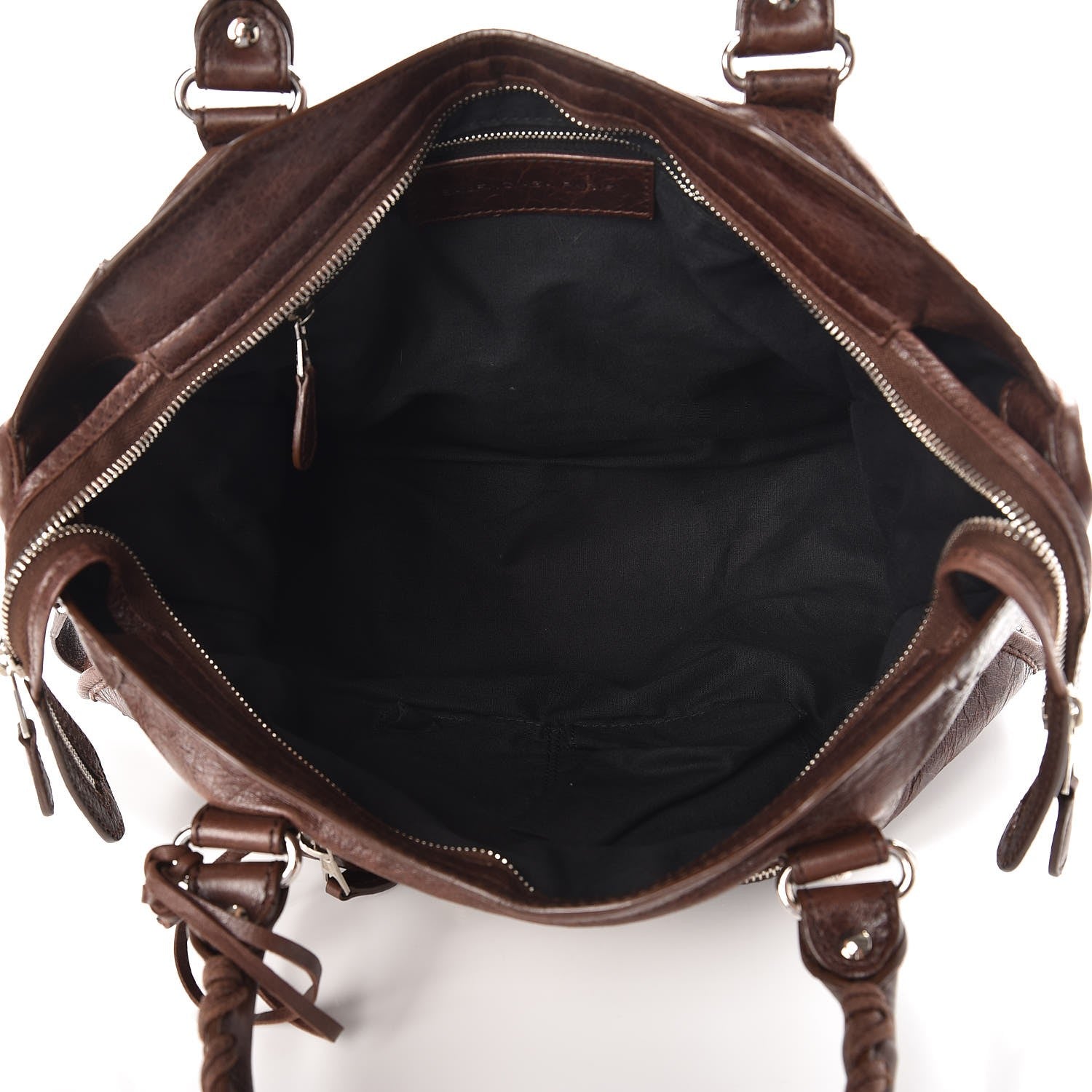 Balenciaga Agneau Giant 12 Silver Hardware City Cigare Fonce 5 of 10