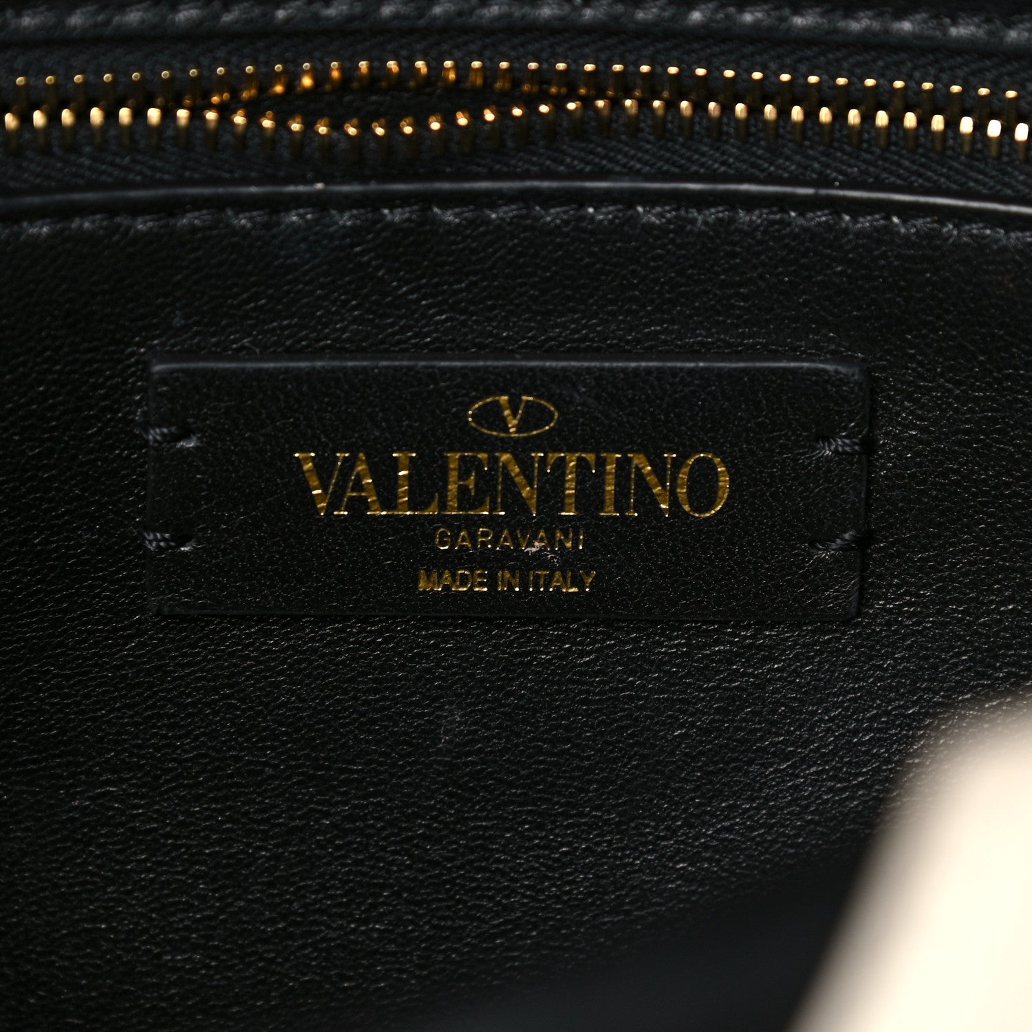 Valentino Garavani Nappa Large Roman Stud Shoulder Bag Black White 6 of 14