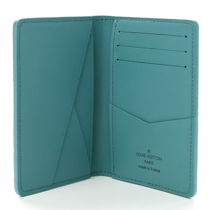 Louis Vuitton Damier Checkerboard Pocket Organizer Teal 5 of 6