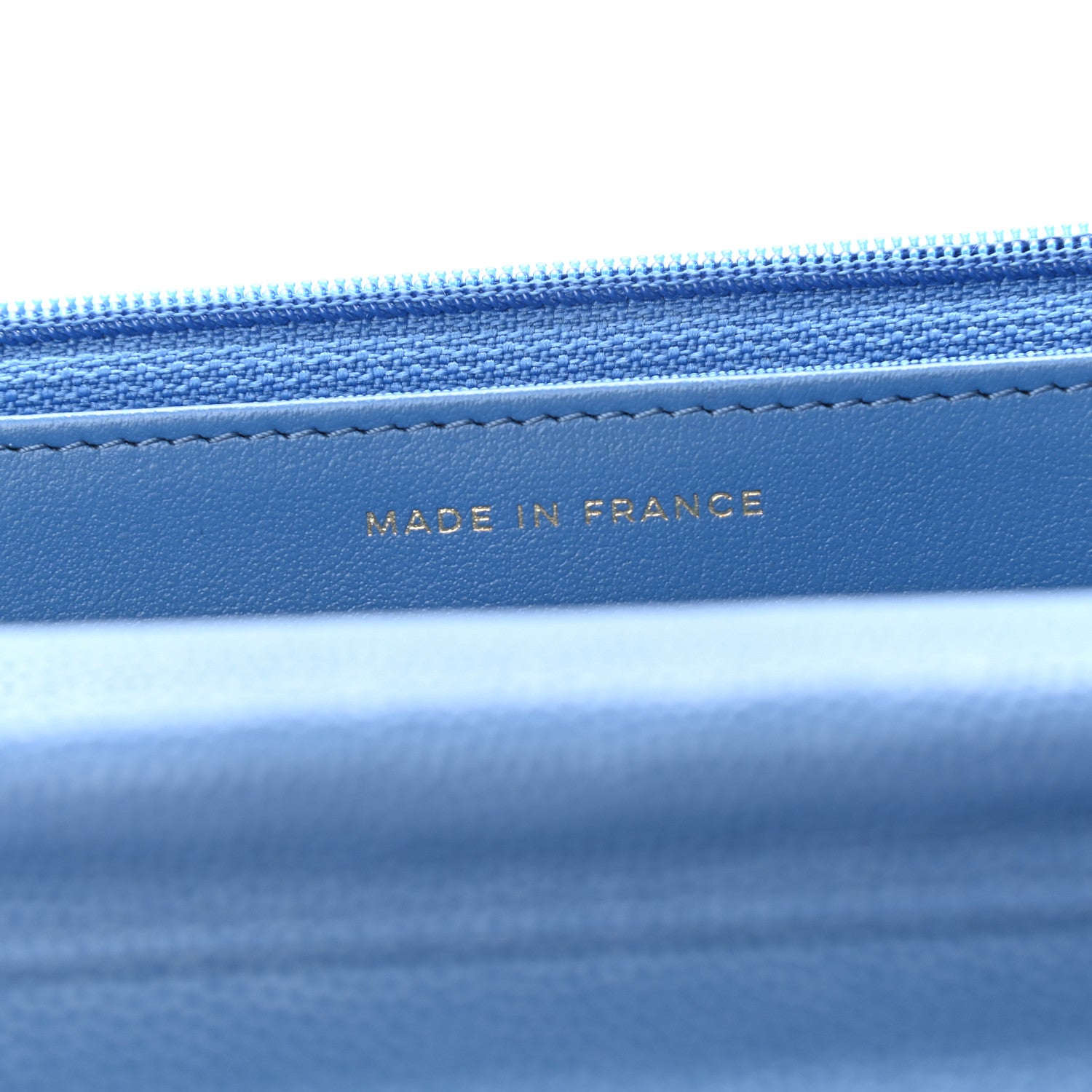 Chanel Caviar Quilted Wallet On Chain WOC Blue 6 of 11