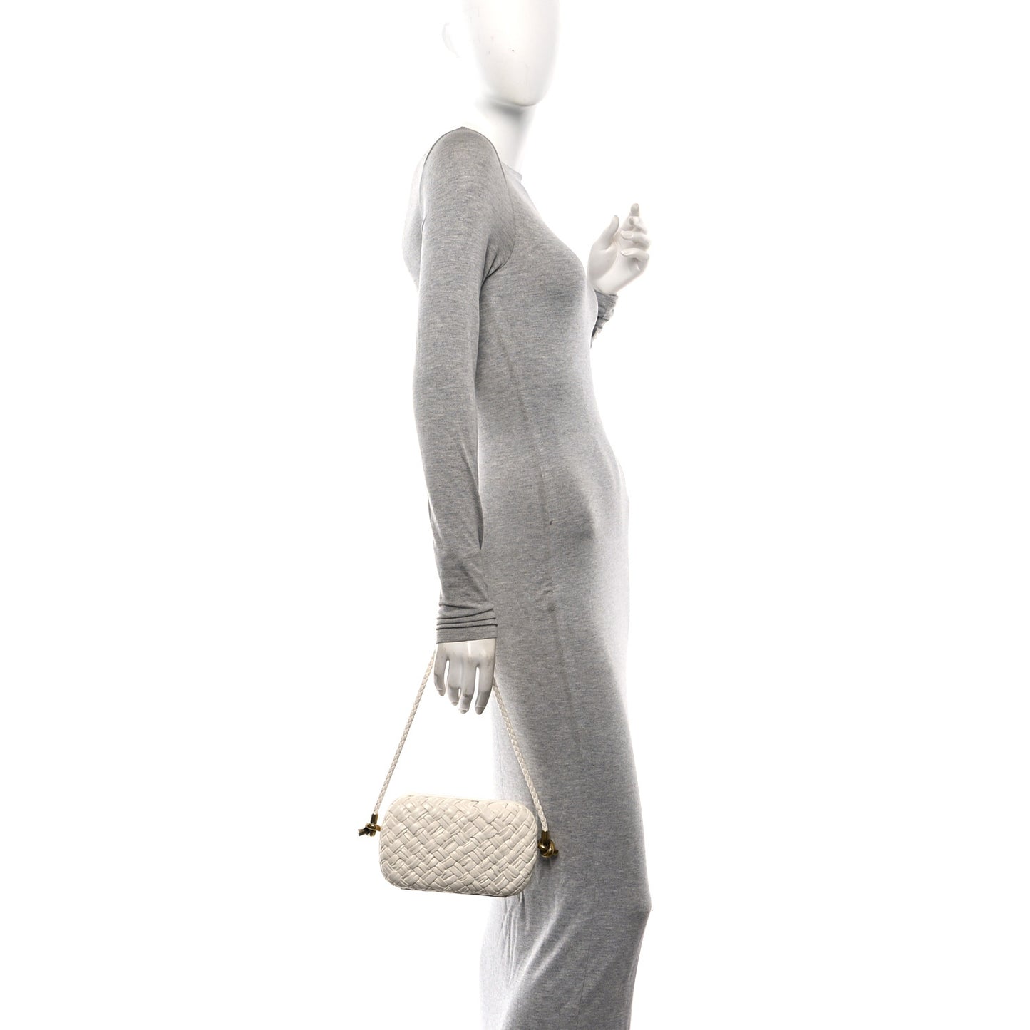 Foulard Intrecciato Knot On Strap White