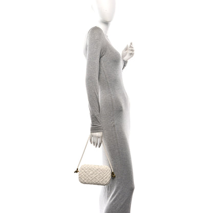 Bottega Veneta Foulard Intrecciato Knot On Strap White 2 of 9