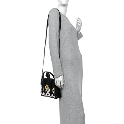 3.1 Phillip Lim Calf Hair Polka Dot Mini Pashli Satchel Black 2 of 10