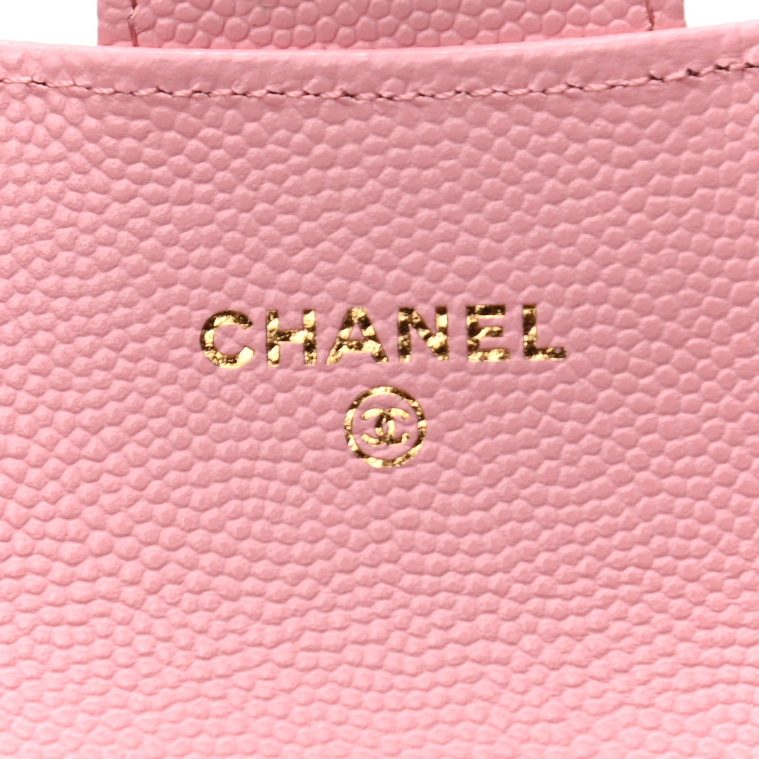 Chanel Caviar Quilted Flap Card Holder Wallet Light Pink 5 of 7
