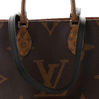 Louis Vuitton Reverse Monogram Giant Onthego MM 7 of 9
