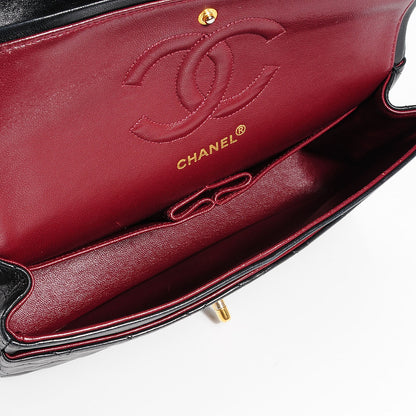 Chanel Lambskin Medium Double Flap Black 11 of 11