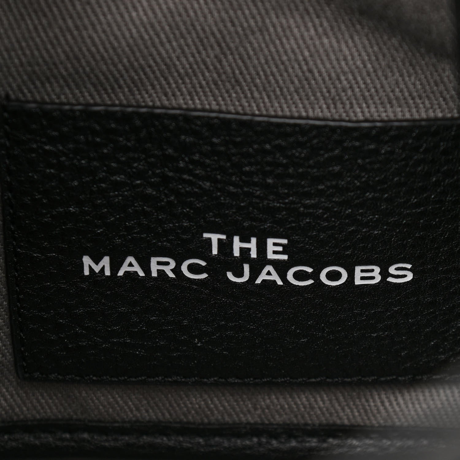 Marc Jacobs Grained Calfskin Medium The Tote Bag Black 5 of 9