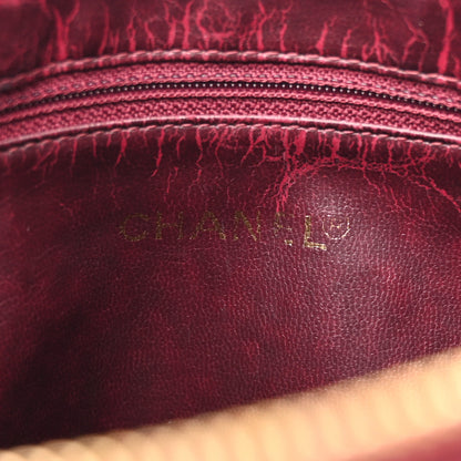 Chanel Caviar Flap Shoulder Bag Burgundy 7 of 16