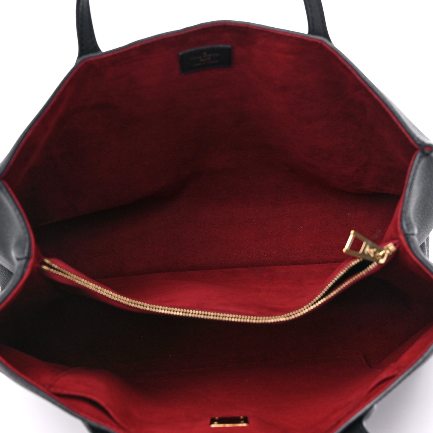 Louis Vuitton Grained Calfskin Lockme Shopper Black 5 of 13