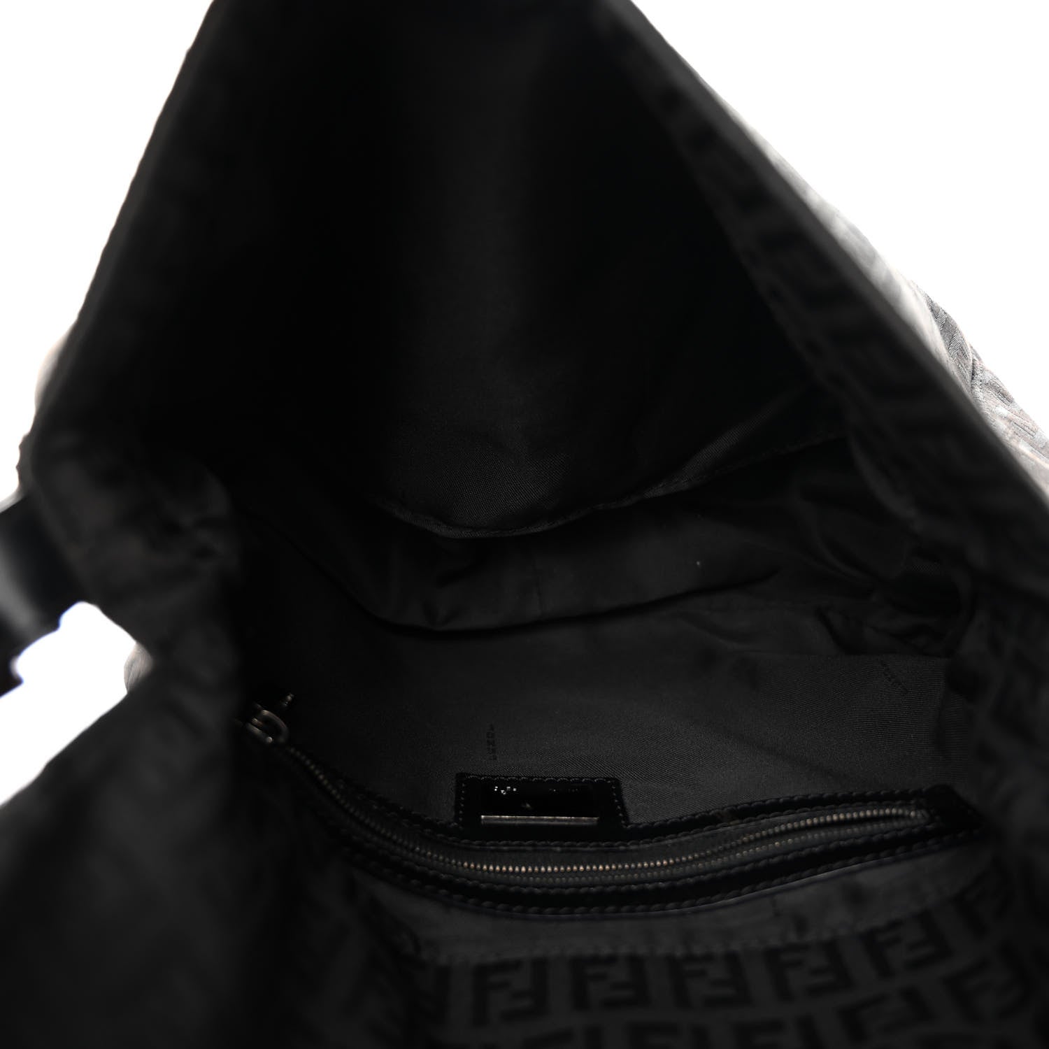 Fendi Zucchino Mama Baguette Black 5 of 9