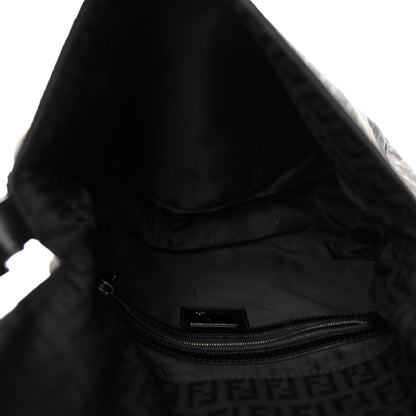 Fendi Zucchino Mama Baguette Black 5 of 9
