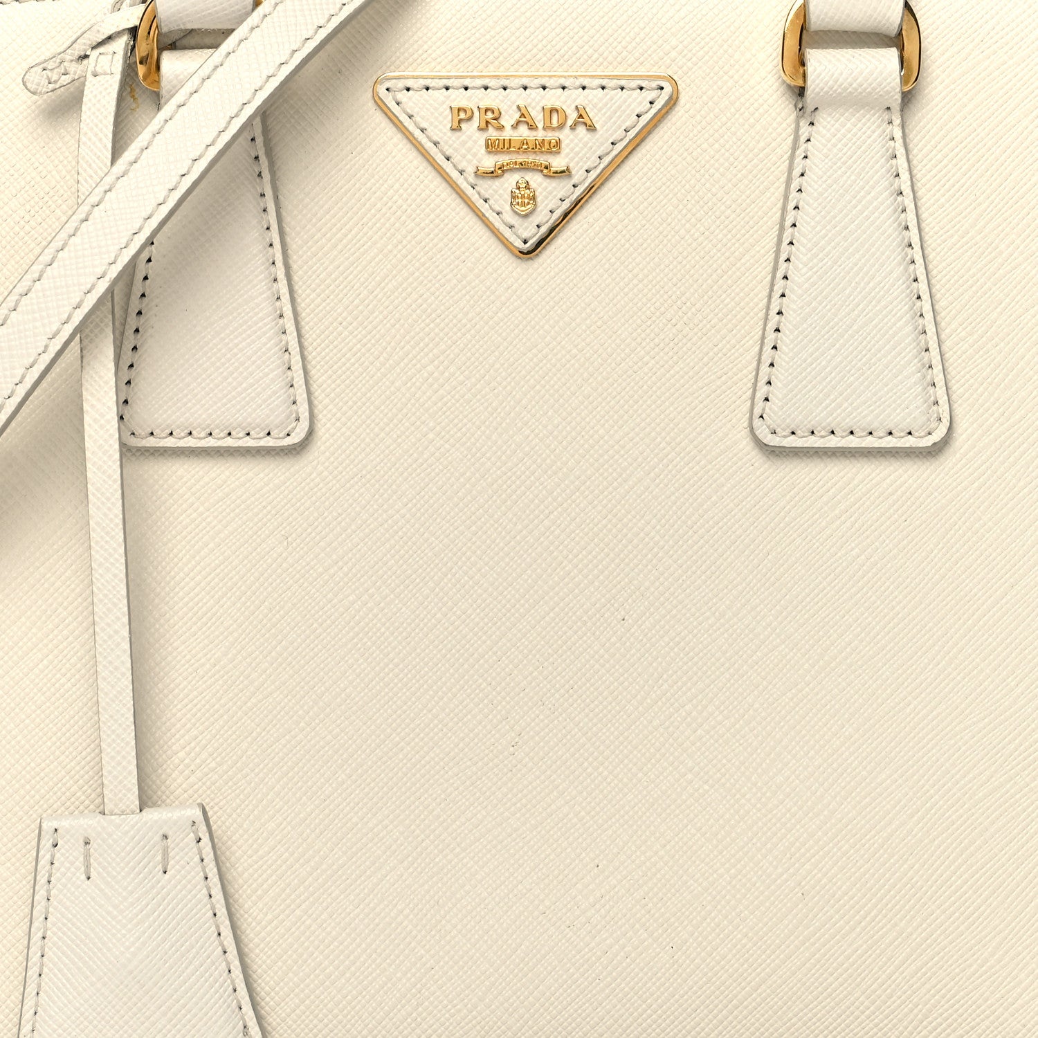 Prada Saffiano Lux Small Promenade Tote Talco 8 of 13