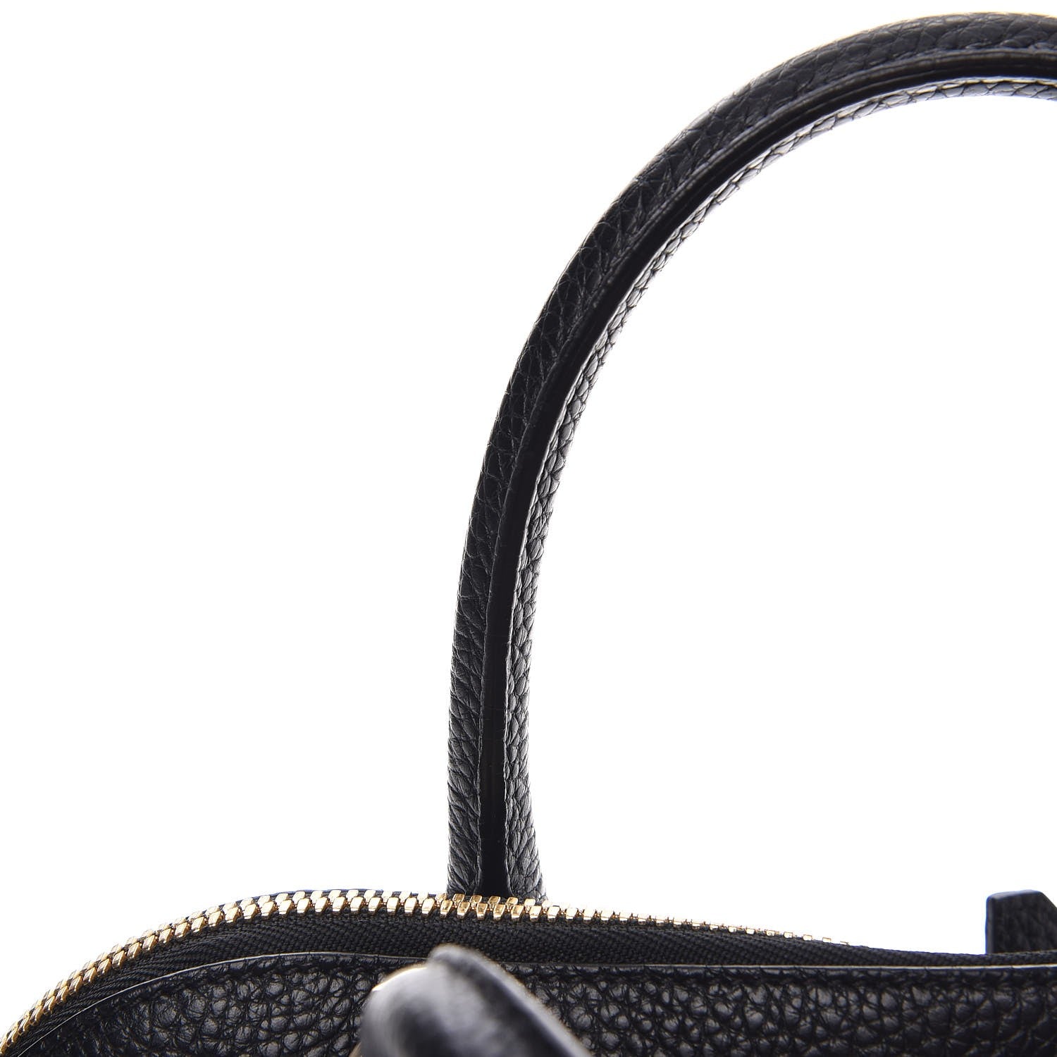 Burberry London Grainy Calfskin Small Greenwood Bowling Bag Black 14 of 14
