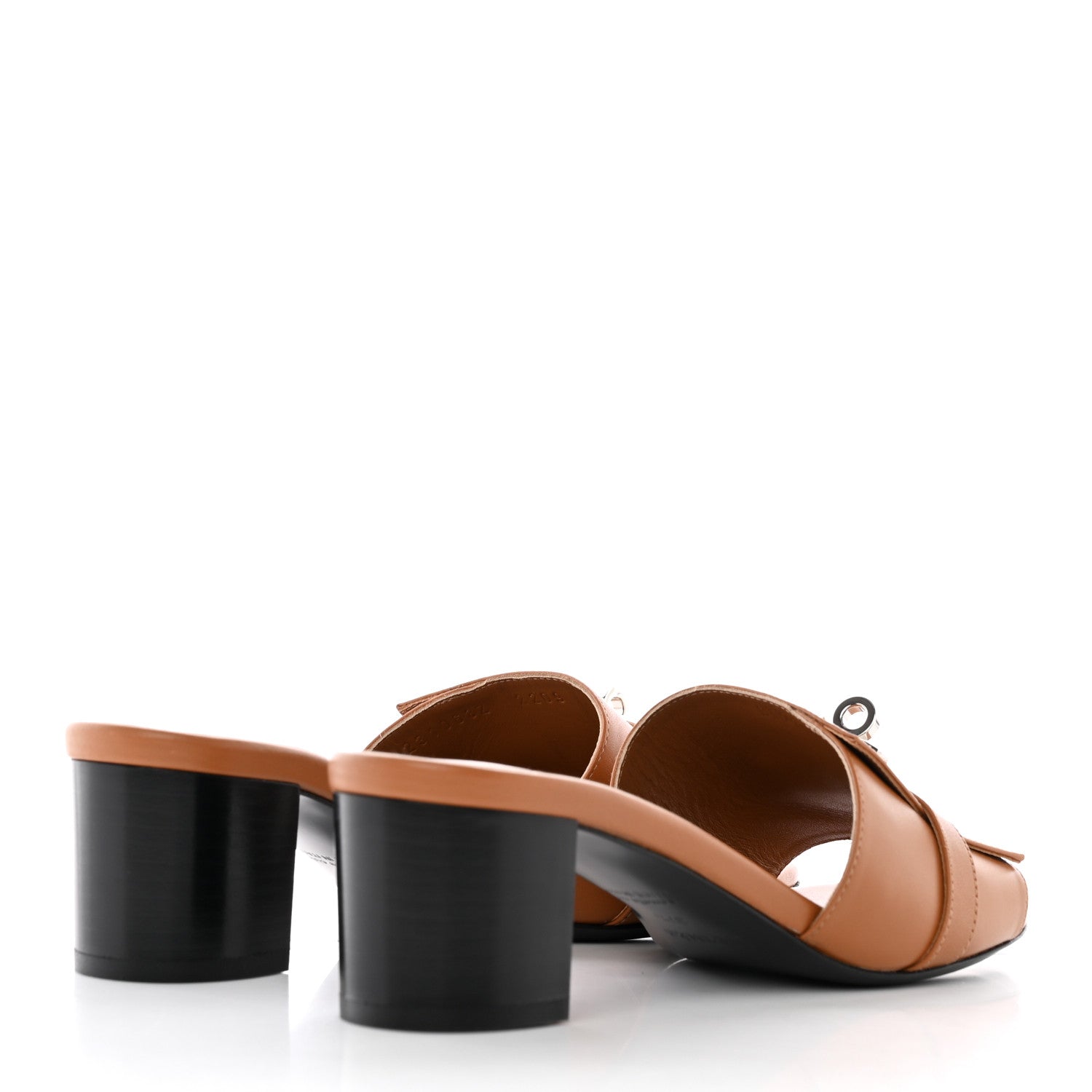 Hermes Calfskin Gigi 50 Sandals 37.5 Naturel 4 of 13
