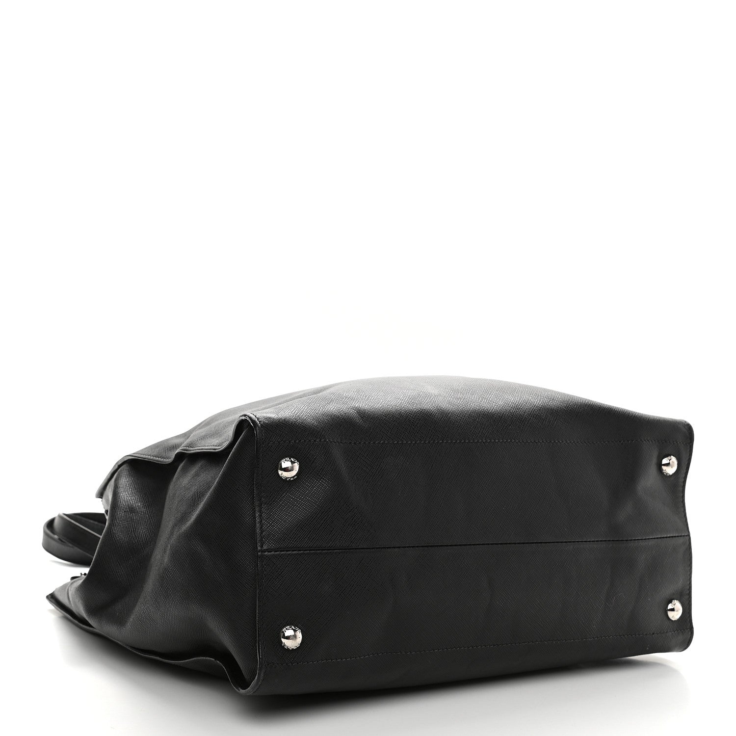 Prada Saffiano Soft Tote Black 3 of 8