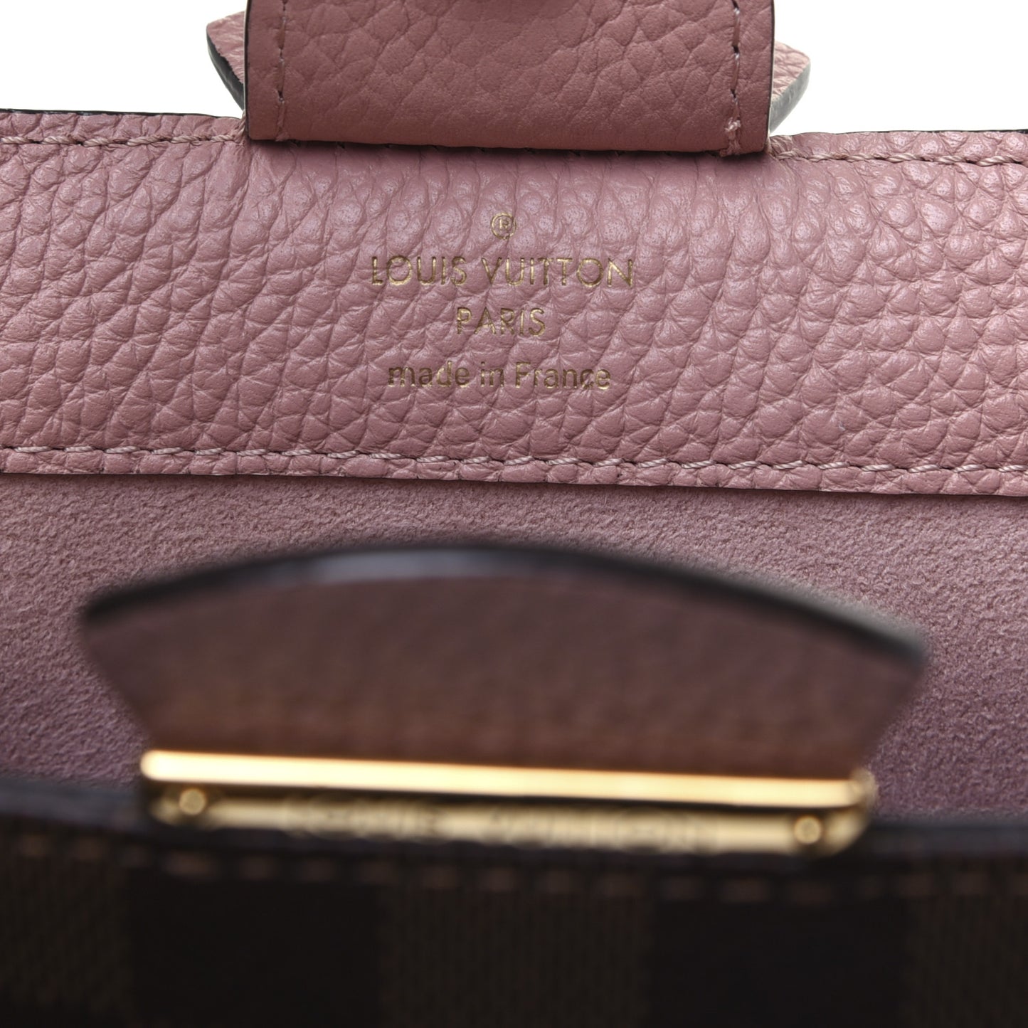 Damier Ebene Cuir Taurillon Brittany Magnolia