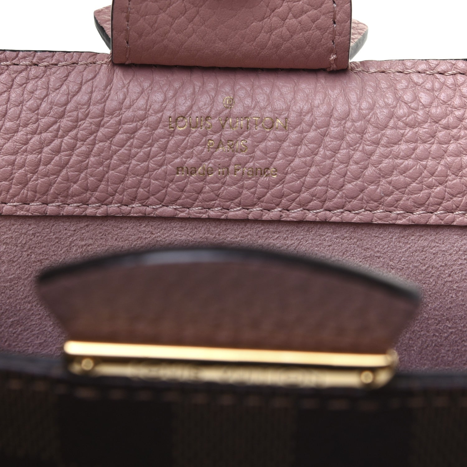 Louis Vuitton Damier Ebene Cuir Taurillon Brittany Magnolia 8 of 19