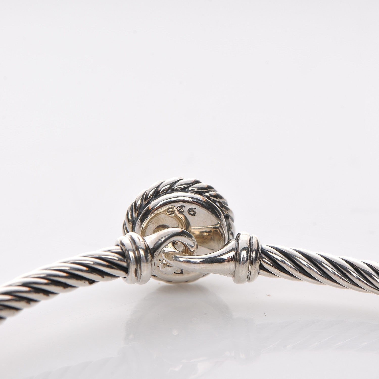 David Yurman Sterling Silver Blue Topaz 3mm Chatelaine Bracelet 4 of 5