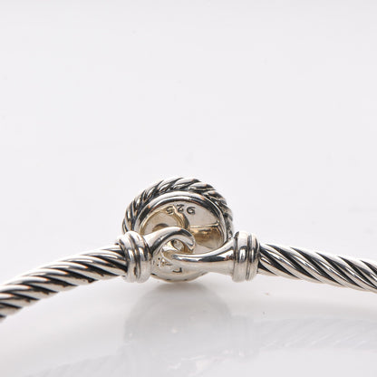 David Yurman Sterling Silver Blue Topaz 3mm Chatelaine Bracelet 4 of 5