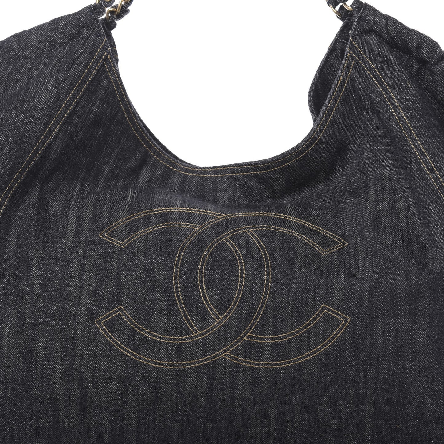 Denim XL Coco Cabas Tote Dark Blue