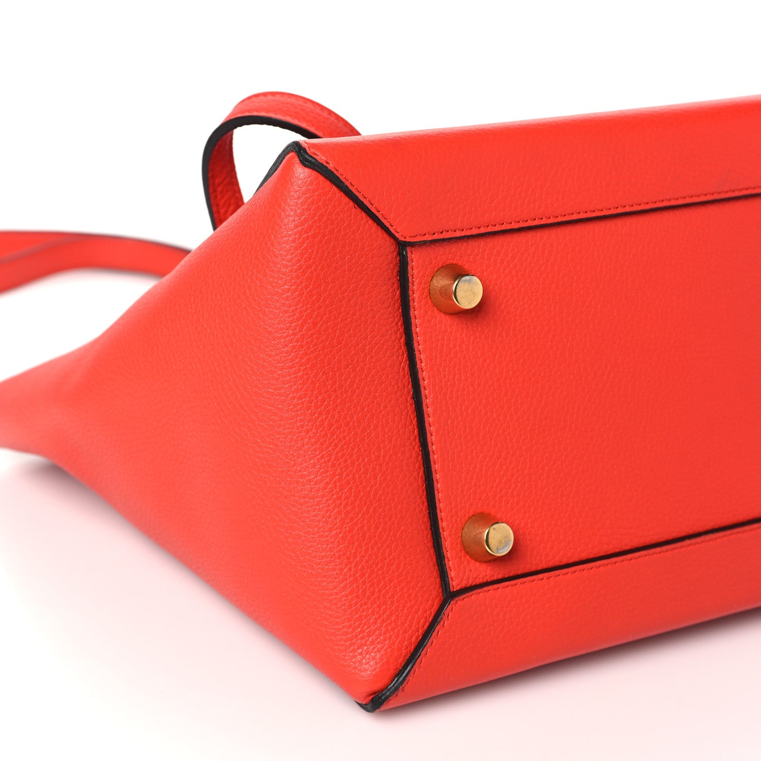 Celine Grained Calfskin Mini Belt Bag Coral Orange 8 of 11
