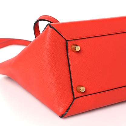 Celine Grained Calfskin Mini Belt Bag Coral Orange 8 of 11
