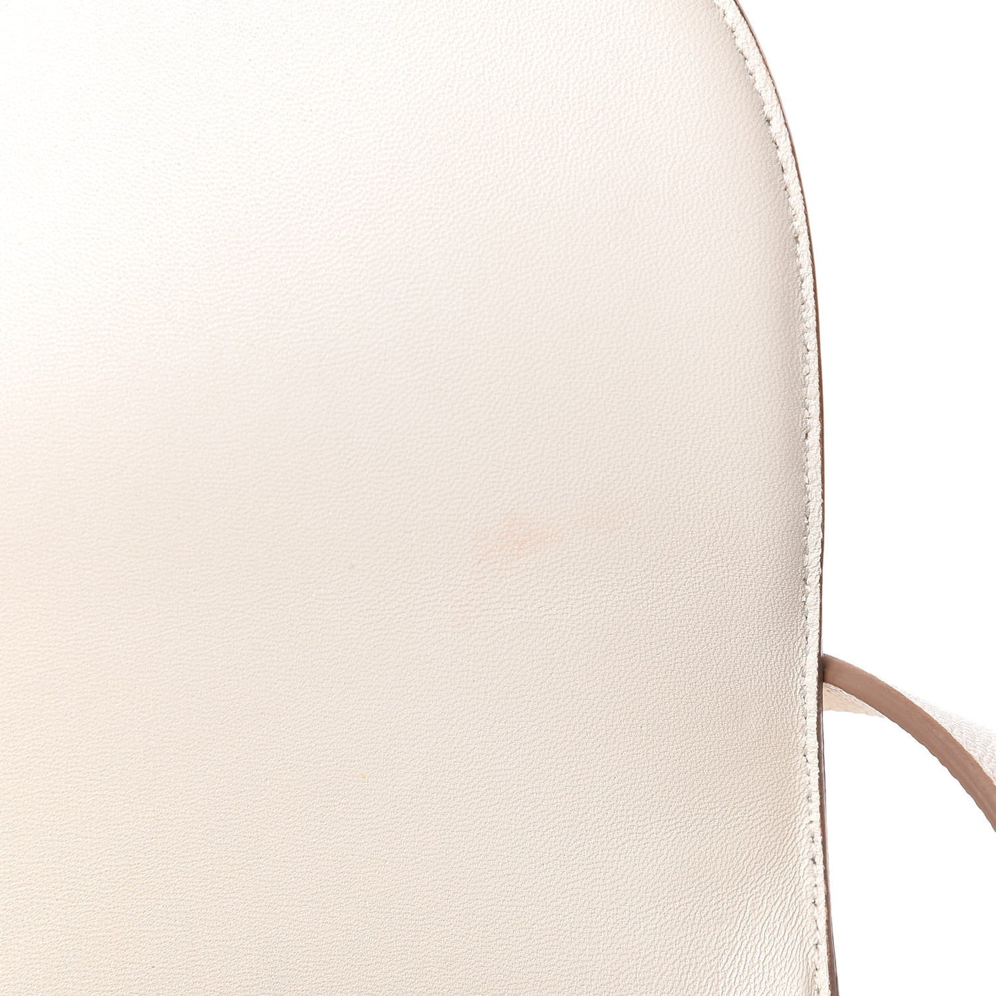 Grained Calfskin Compact Trotteur White