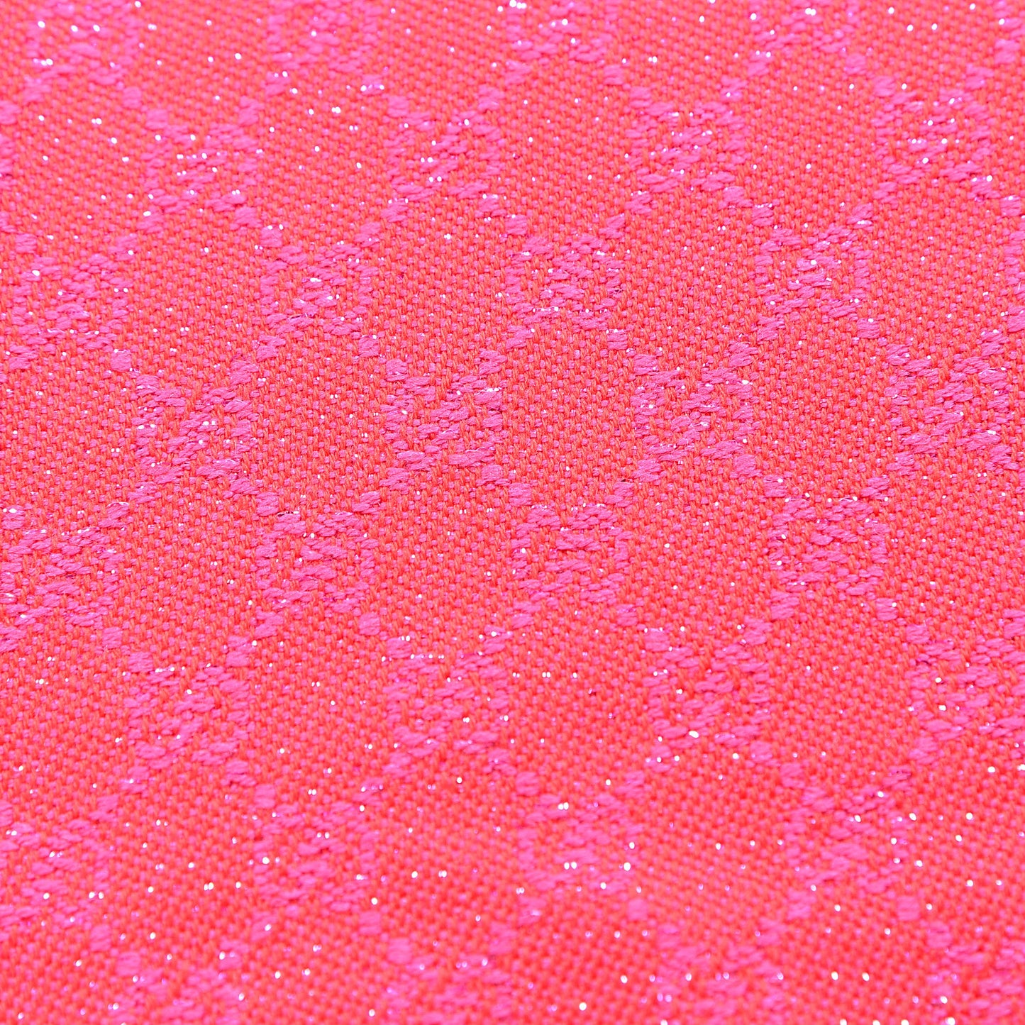 Wool Lame Jacquard GG Monogram Stenlux Scarf Red Pink