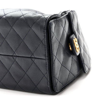 Chanel Caviar Quilted Small Chanel 25 Handbag Dark Navy 10 of 10