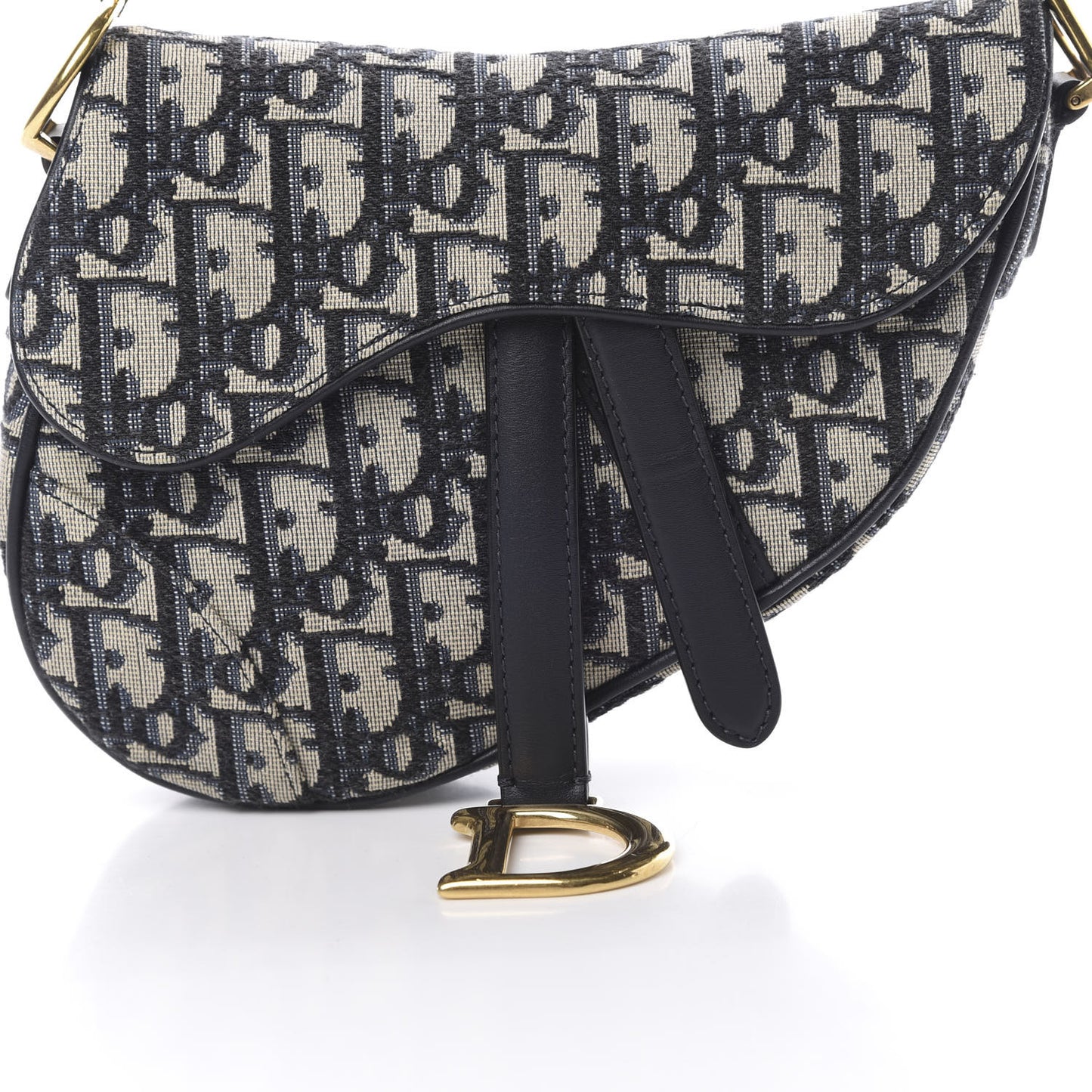 Oblique Mini Saddle Bag Blue