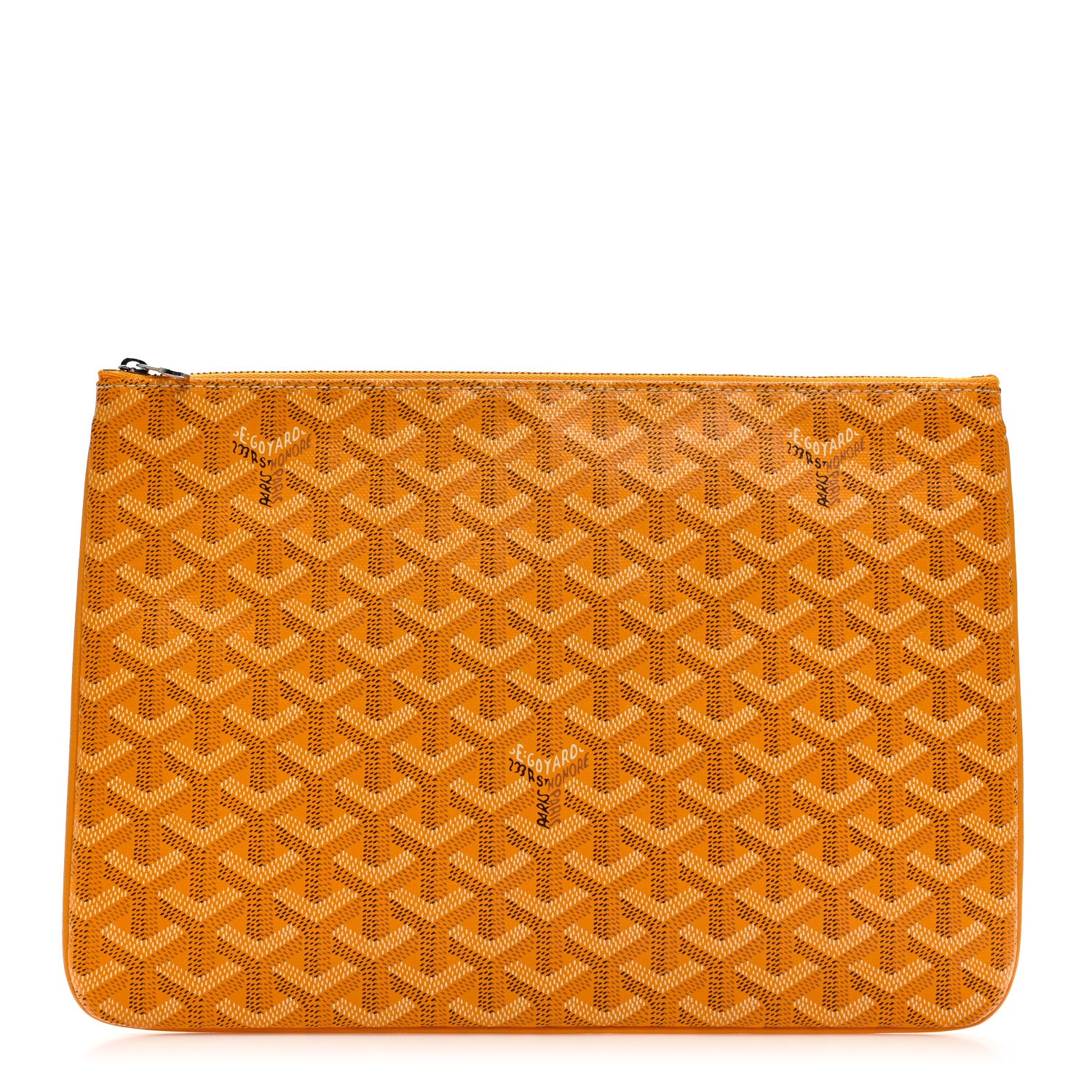 Goyard Goyardine Senat Pochette MM Yellow 1 of 7
