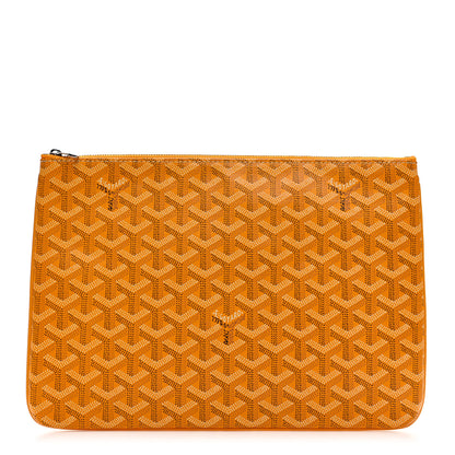 Goyard Goyardine Senat Pochette MM Yellow 1 of 7